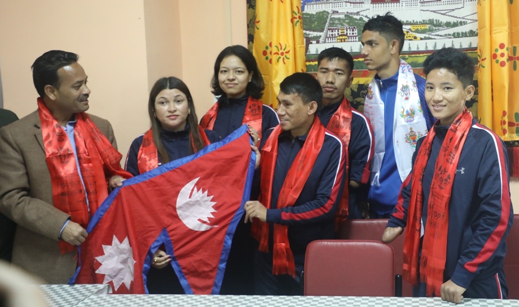 पारा तेक्वान्दो र ब्याडमिन्टन टोलीको बिदाइ