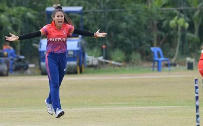 नेपालले कुवेतलाई २७ रनमै अलआउट गरिदियो