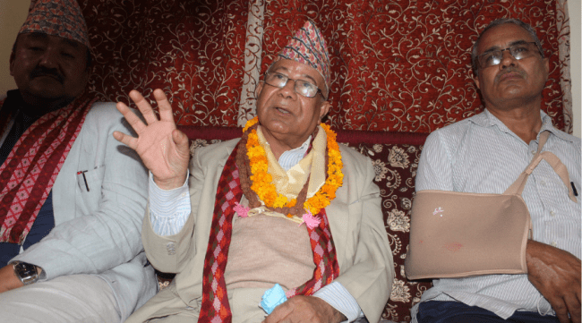ओली आफै ठेगान लागिसके, अब कसैले लगाउनु पर्दैन: माधव नेपाल