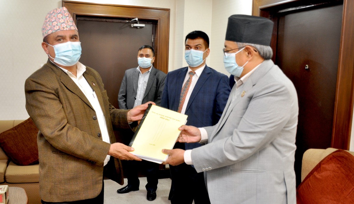 कारागारमा भएको आत्महत्या सम्बन्धी छानबिन समितिले गृहमन्त्रीलाई बुझायो प्रतिवेदन