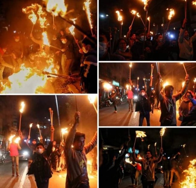 बन्द गराउँदै हिँडेका विप्लवका   ११ कार्यकर्ता पक्राउ