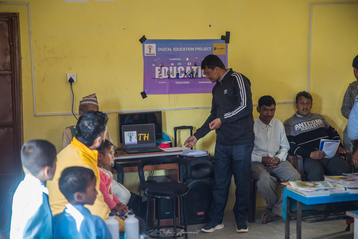 सिन्धुपाल्चोकबाट डिजिटल एजुकेशन प्रोजेक्टको सुरुवात