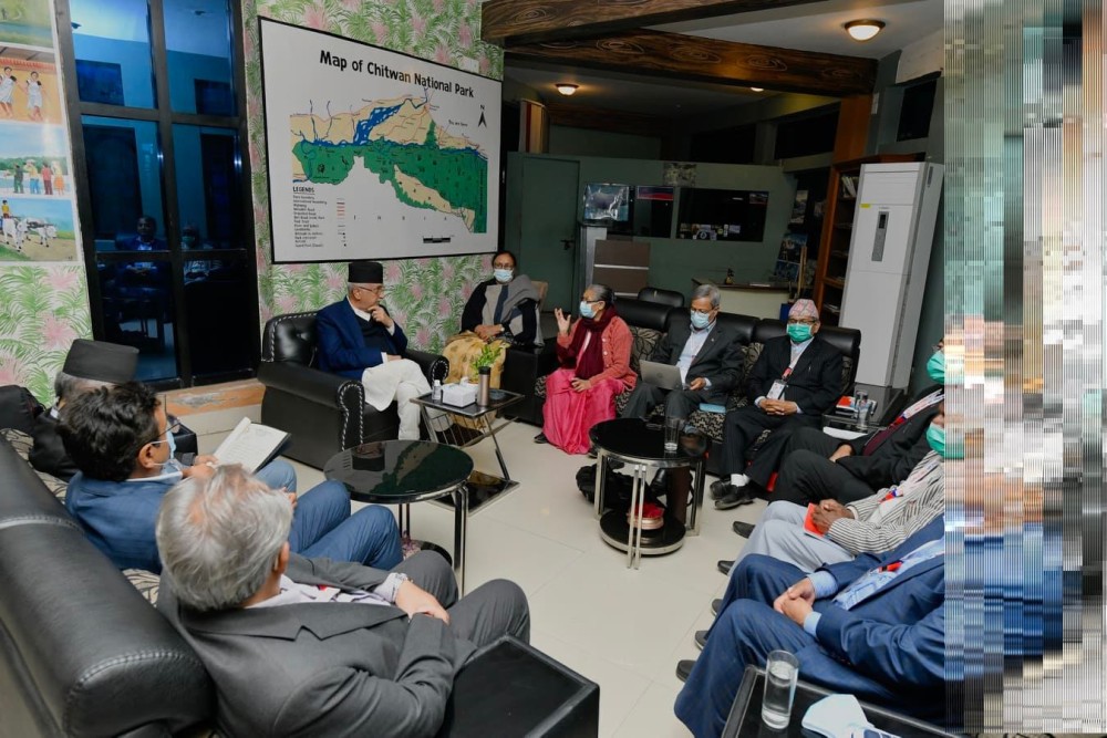 एमाले महाधिवेशनः निर्वाचित केन्द्रीय कमिटीकाे पहिलाे बैठक सौराहमा बस्ने