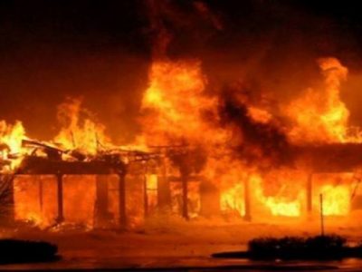 वीरगञ्जको अलौमा सात घर जले, ५४ लाखको क्षति
