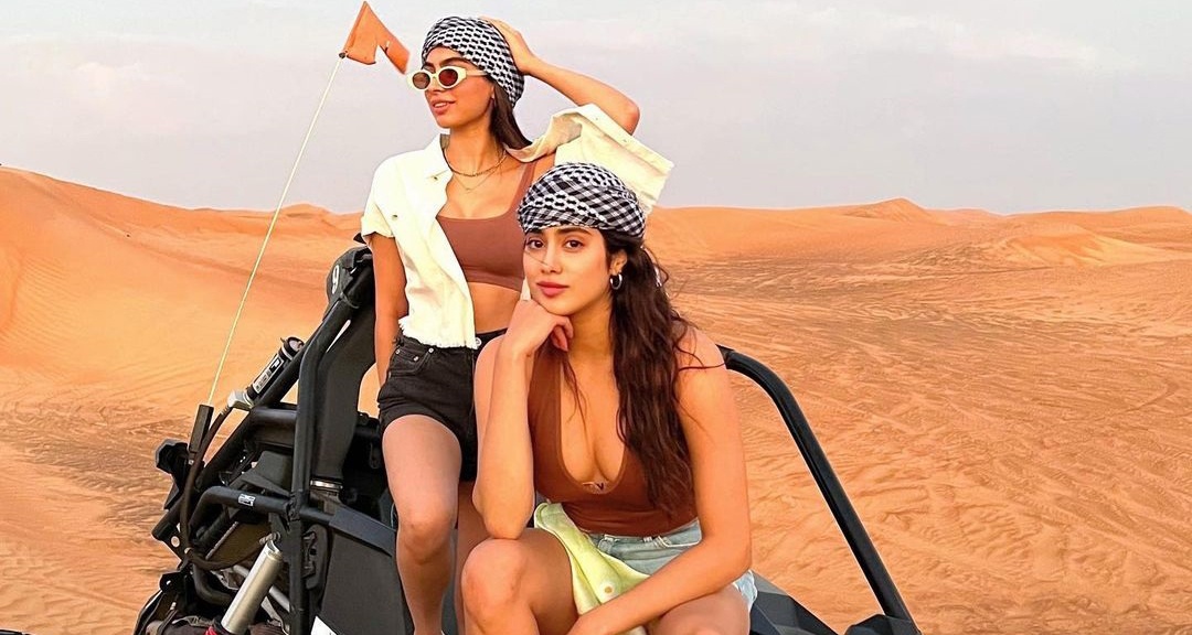 बहिनीको साथमा बोल्ड र बिन्दास जाह्नवी (तस्वीरहरु)