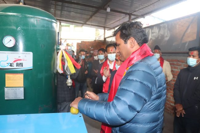 जाजरकोटमा अक्सिजन उत्पादन सुरु