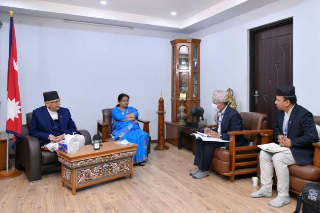 अध्यक्ष ओलीको निवासमा जनगणना