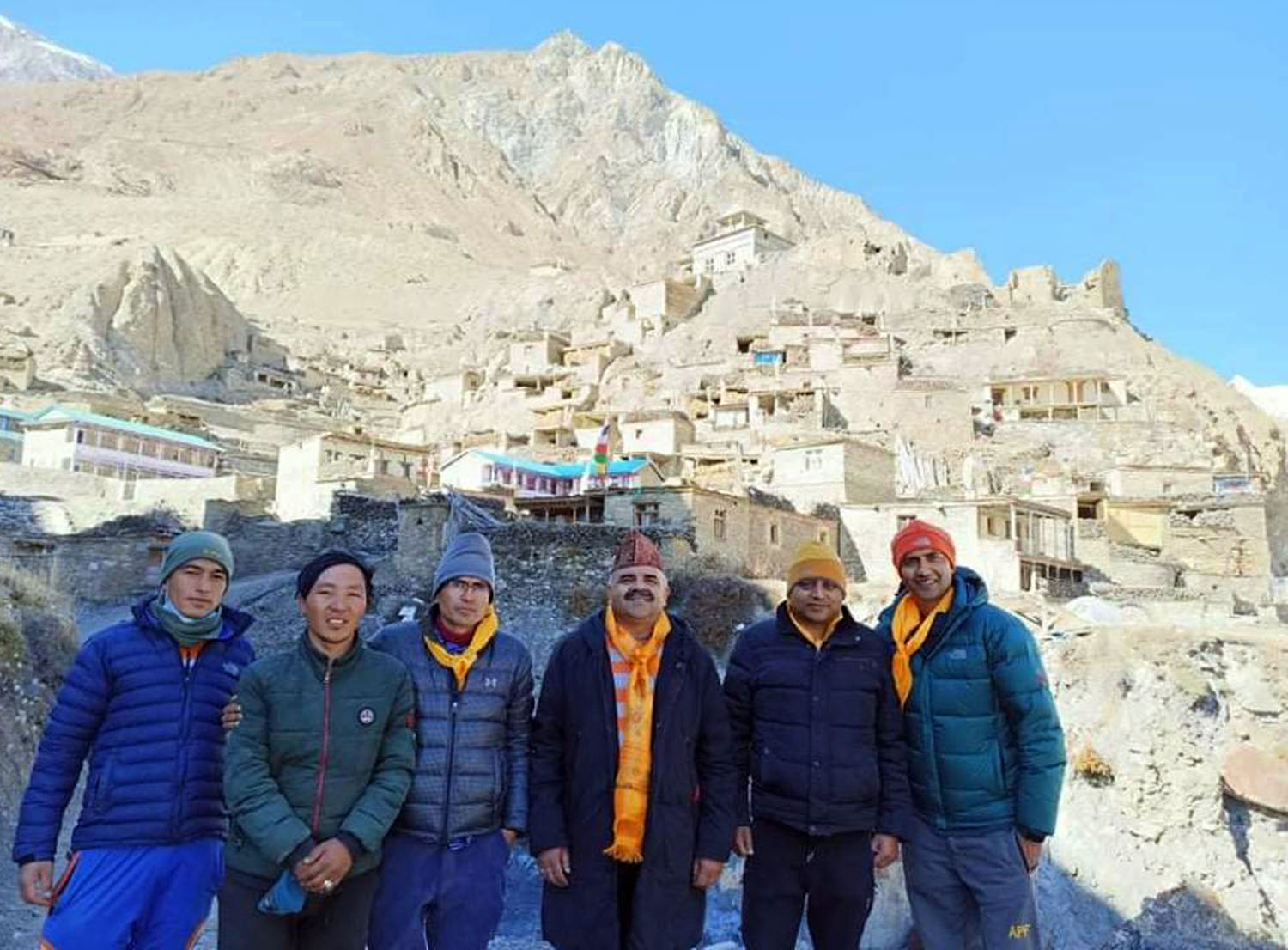 नार्पाभूमि अवलोकनपछि प्रजिअ आचार्य र एक्यापका प्रमुख गौतम