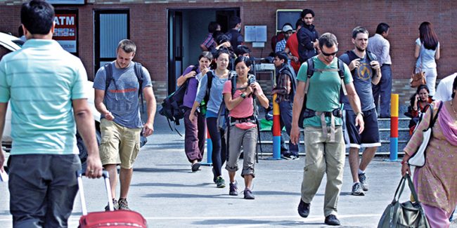 दस महिनामा ८४ हजार बढी विदेशी पर्यटक भित्रिए