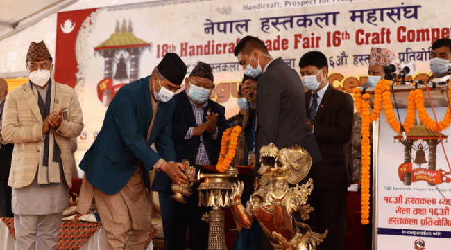 हस्तकला उत्पादनको बजारीकरणका लागि मेलाले सहयोग गर्दै आएको छः अध्यक्ष