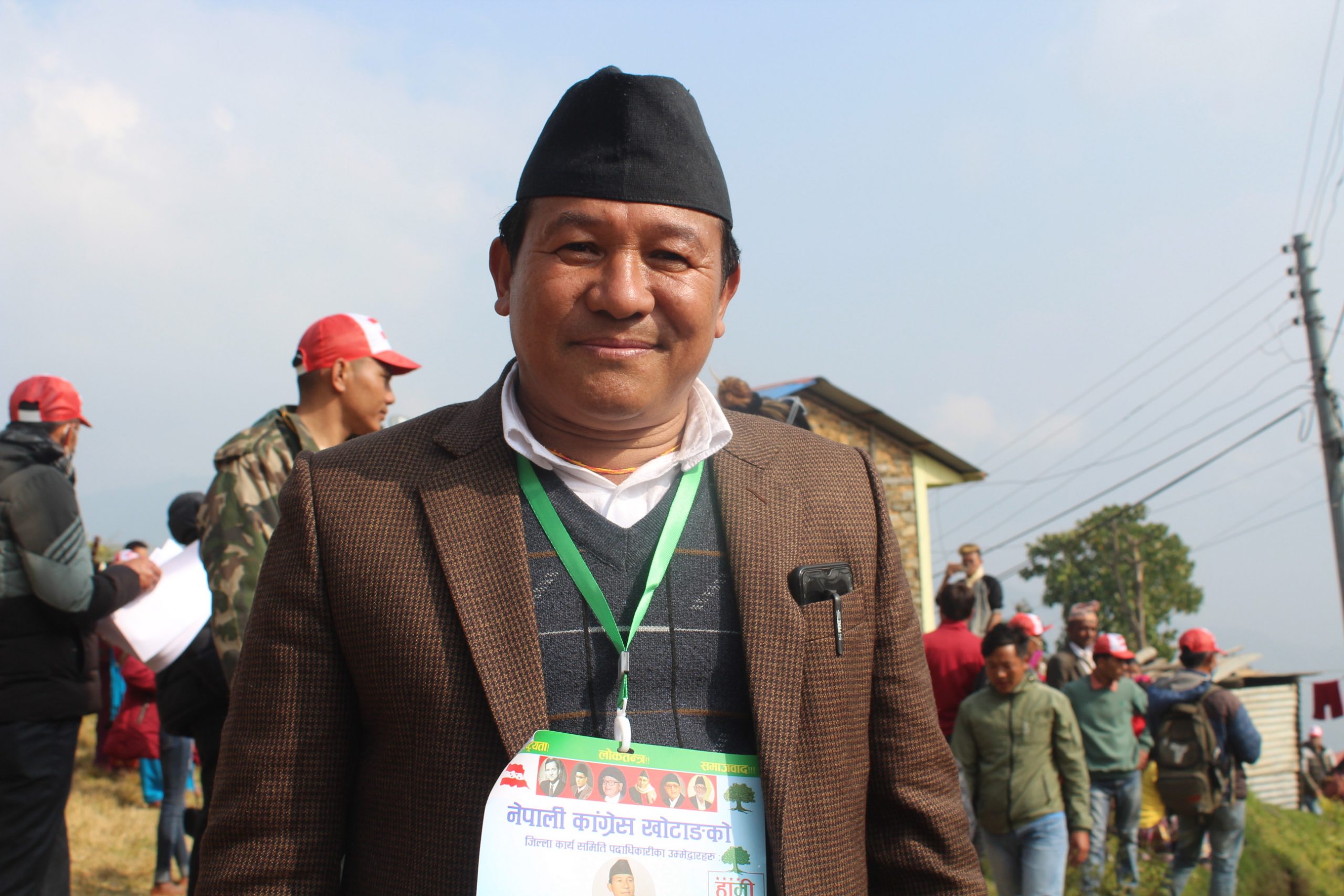 कांग्रेस खोटाङको सभापतिमा विष्णुकुमार राई विजयी