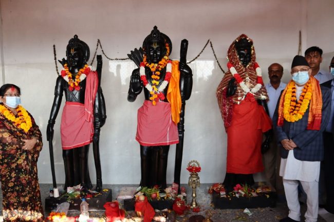 केपी ओलीले गरे माडी अयोध्याधामस्थित राम मन्दिरको दर्शन (फोटोफिचर)