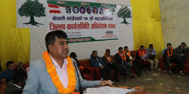 पाल्पा कांग्रेस सभापतिमा श्रेष्ठ विजयी