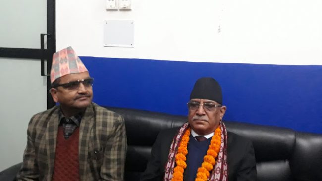 कांग्रेसका केही नेताले ‘महाधिवेशनमा भोट पाउन गठबन्ध हुँदैन’भनेका हुन् : प्रचण्ड