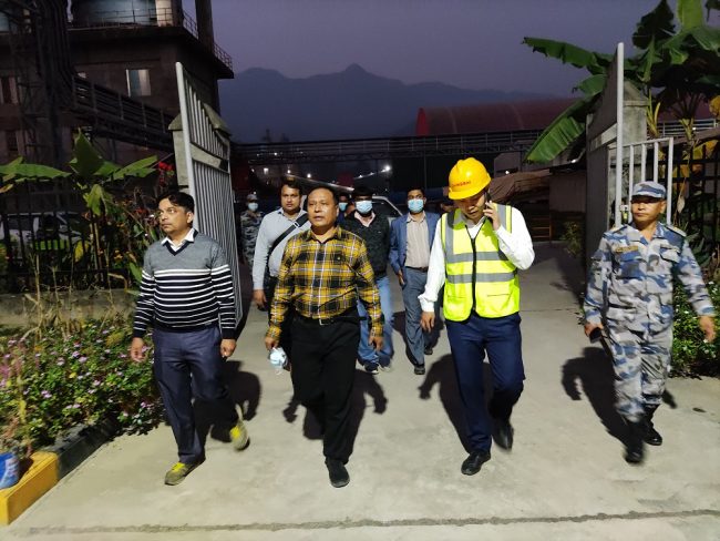 होङ्शी सिमेन्टमा पुग्यो राष्ट्रिय ग्रिडको विद्युत, ३० मेगावाट खपत हुने