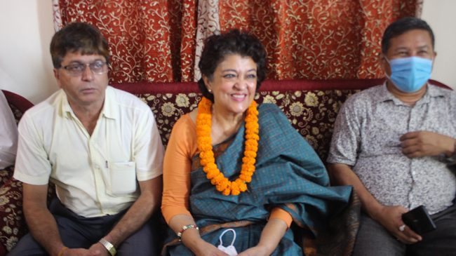 सभापतिमा उम्मेदवारी दिने सुजाता कोइरालाकाे घोषणा
