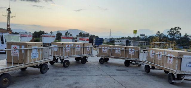 मौसम खराबीका कारण विमान अवतरण गर्न सकेन,  भेरोसेल खोप फिर्ता