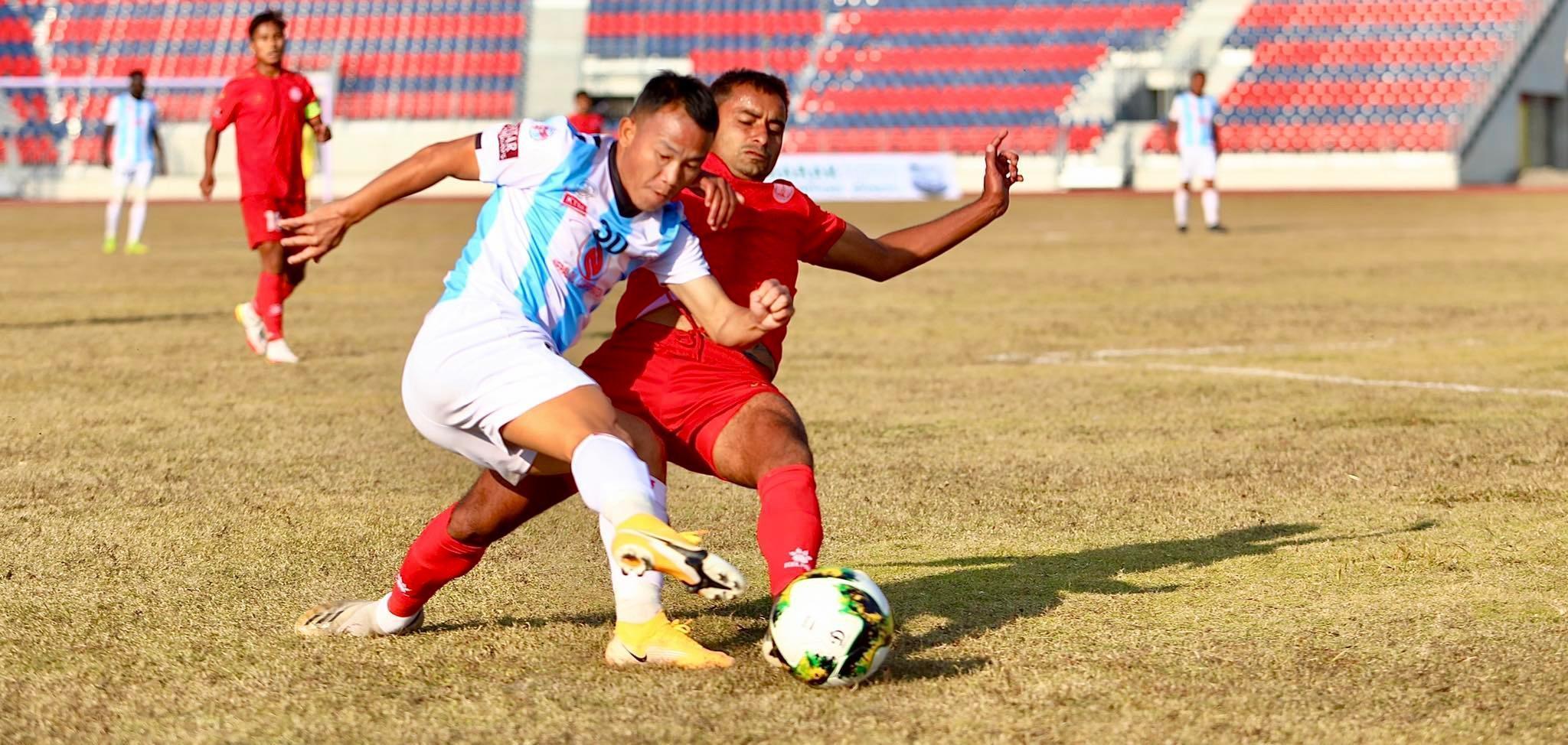 पुलिसलाई हराउँदै मनाङ लिगको शीर्ष स्थानमा, अन्जनले गरे दुई गोल