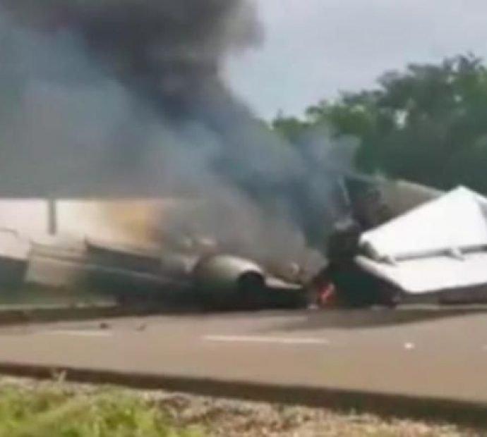 क्यालिफोर्नियामा विमान दुर्घटनाः विमानमा सवार सबैको मृत्यु