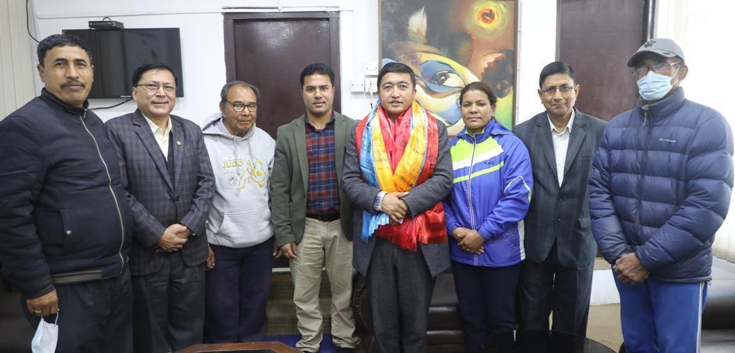 सदस्य सचिवलाई जुडोको बधाई