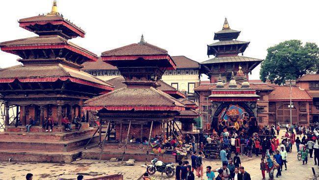 हनुमान ढोका दरबार क्षेत्रको आँगछे शिलान्यास