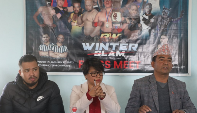 राष्ट्रिय रेस्लिङ प्रतियोगिता शनिबारदेखि