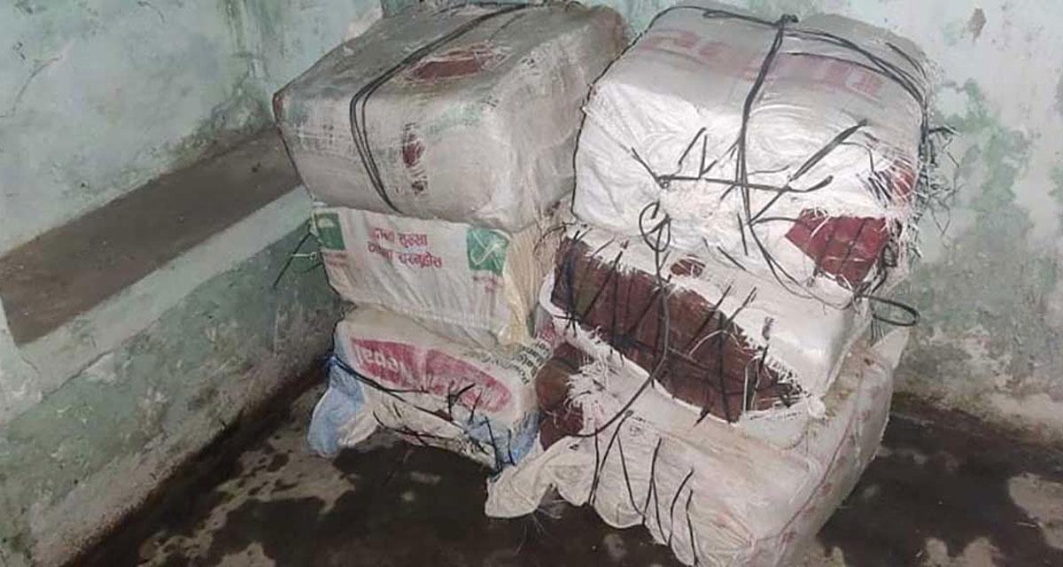 सर्लाहीबाट डेढ सय किलो बढी गाँजा बरामद