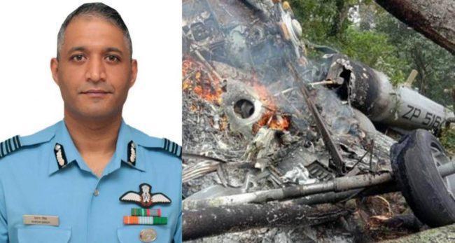 हेलिकप्टर दुर्घटनामा बाँचेका एकमात्र भारतीय सैन्य अधिकारीको पनि मृत्यु