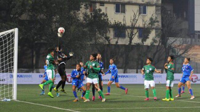 नेपाल र बंगलादेशले गोलरहित बराबरी खेल्दै अंक बाढे