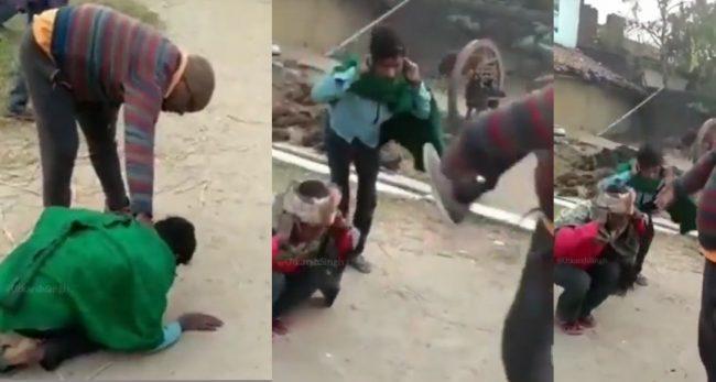 निर्वाचनमा हारेपछि दलितलाई कुटेको भिडियो भाइरल