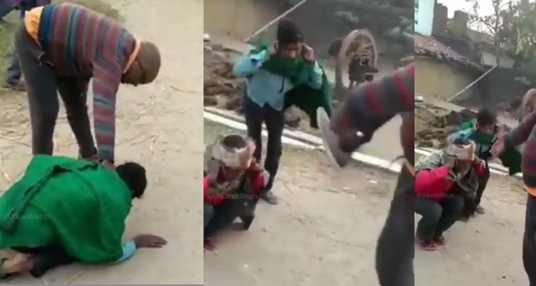 निर्वाचनमा हारेपछि दलितलाई कुटेको भिडियो भाइरल