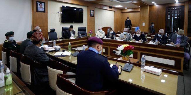 निर्वाचनमा सुरक्षा व्यवस्था र स्रोत साधनको आँकलनबारे छलफल