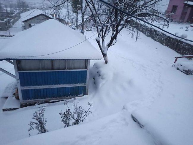 मनाङमा तीन फिटसम्म हिउँ (फोटो फिचर)