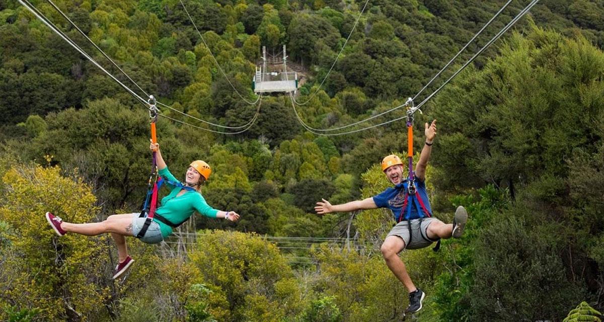 पर्वतमा बनेको विश्वकै दोस्रो लामो सुपरम्यान जीपलाइन सञ्चालन हुँदै