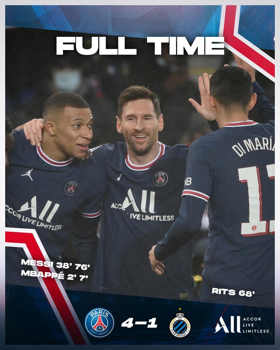 मेस्सी र एम्बाप्पेको दुईरदुई गोलमा पीएसजीको सानदार जित