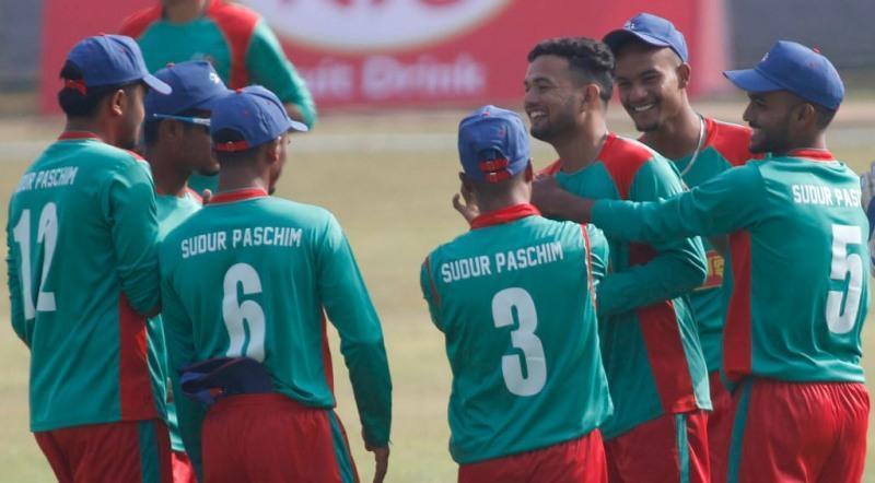यू–१९ राष्ट्रिय क्रिकेटः सुदूरपश्चिमको तेस्रो जीत, दोस्रो स्थानमा उक्लियो