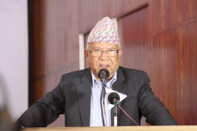 यो गठबन्धन कति दिन टिक्छ भन्ने टुंगाे छैन: अध्यक्ष नेपाल
