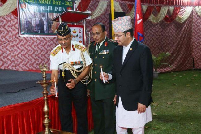 भारतमा मनाइयो नेपाली सेना दिवस, भारतीय डिजीएमआई लेफ्टिनेन्ट जनरलसहित ३५ देशका सैनिक सहचारीको उपस्तिथि