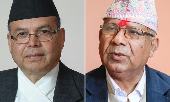 पूर्वप्रधानमन्त्रीद्वय नेपाल र खनालको शुभकामना