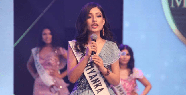 मिस नेपाल २०२२ बनिन् प्रियन्का रानी जोशी