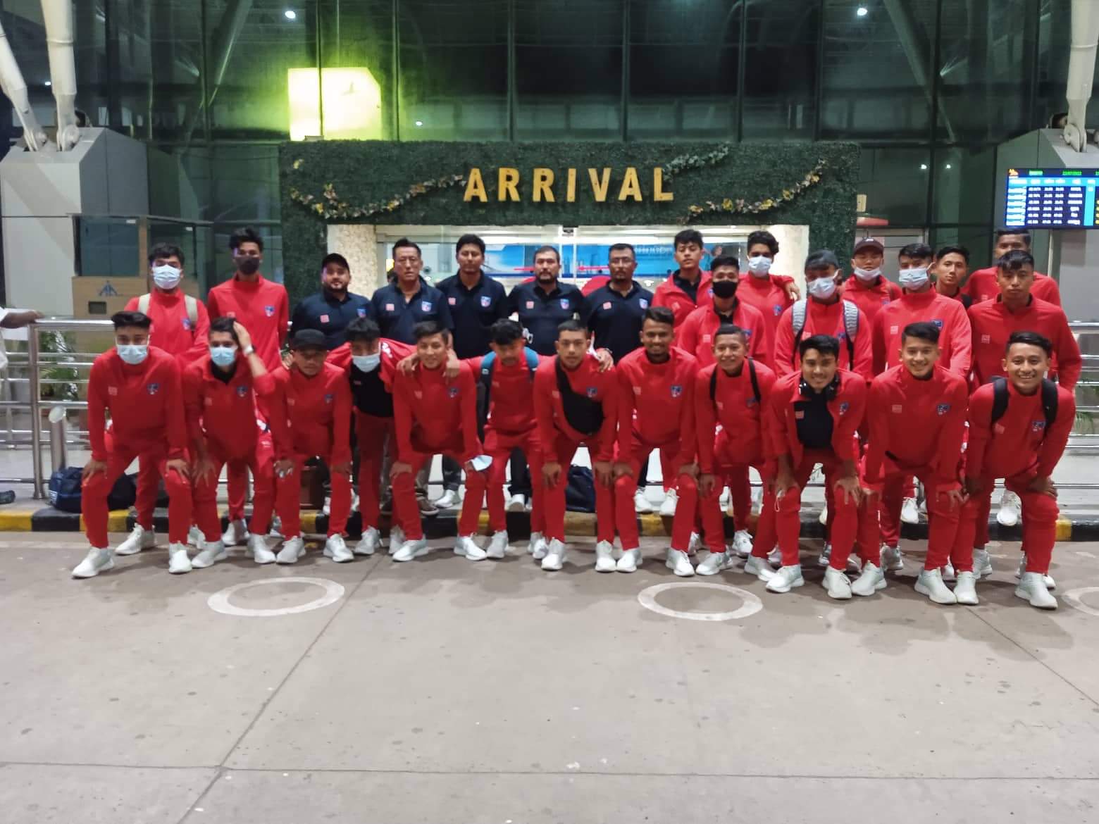 फ यू-२० फुटबल खेल्न नेपाली टिम भुवनेस्वरमा