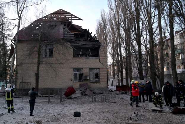 रुस-युक्रेन युद्ध: कीभमा फेरि विस्फोट, ड्रोन आक्रमणमा सरकारी भवनमा क्षति