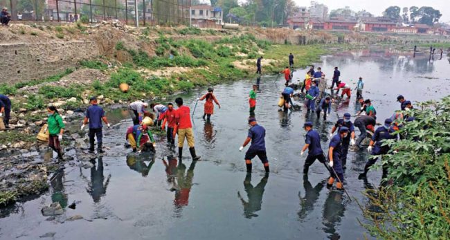 गोकर्णदेखि पशुपति आर्यघाटसम्मको ढल व्यवस्थापन गर्न माग