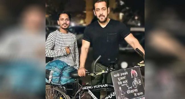 सलमान खानलाई भेट्न ११ सय किलोमिटर साइकल यात्रा