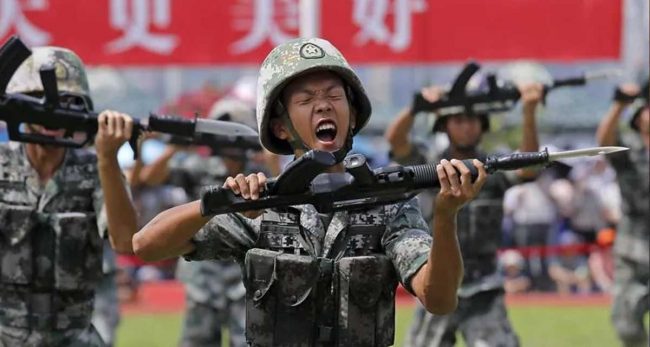 ताइवान क्षेत्रमा चीनको सैन्य अभ्यास