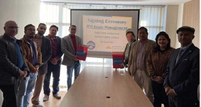 सोलार फार्मले २० लाख कित्ता आइपिओ जारी गर्ने, बिक्री प्रबन्धकमा कुमारी क्यापिटल