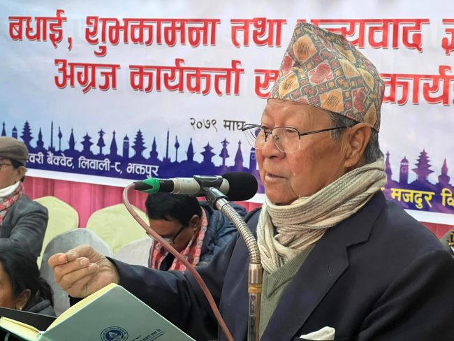 प्रमुख प्रतिपक्षी दलको दाबी सुविधाको लागि होइनः नारायणमान विजुक्छें