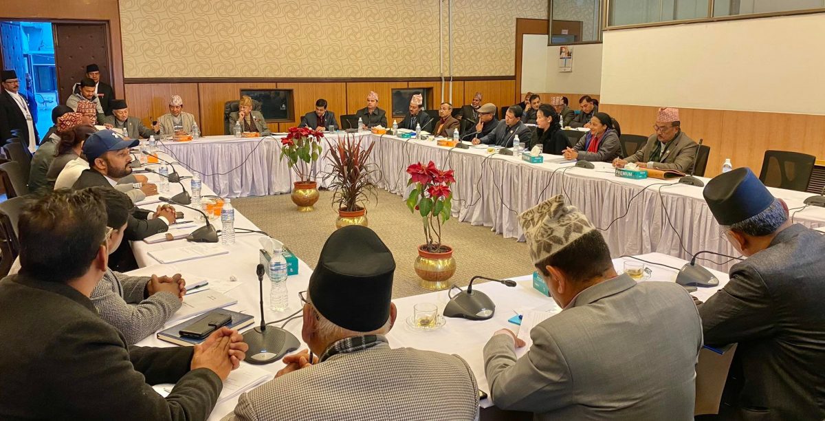 संसद् भवनमा सर्वदलीय बैठक जारी