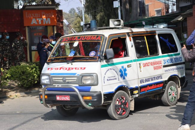 २५ शव काठमाडौँ ल्याइयो