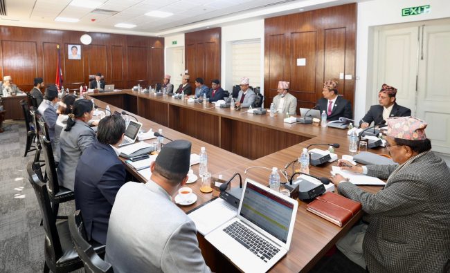 विदेशी प्रतिनिधि भेट्दा मन्त्रीले परराष्ट्रका कर्मचारी अनिवार्य राख्नुपर्ने